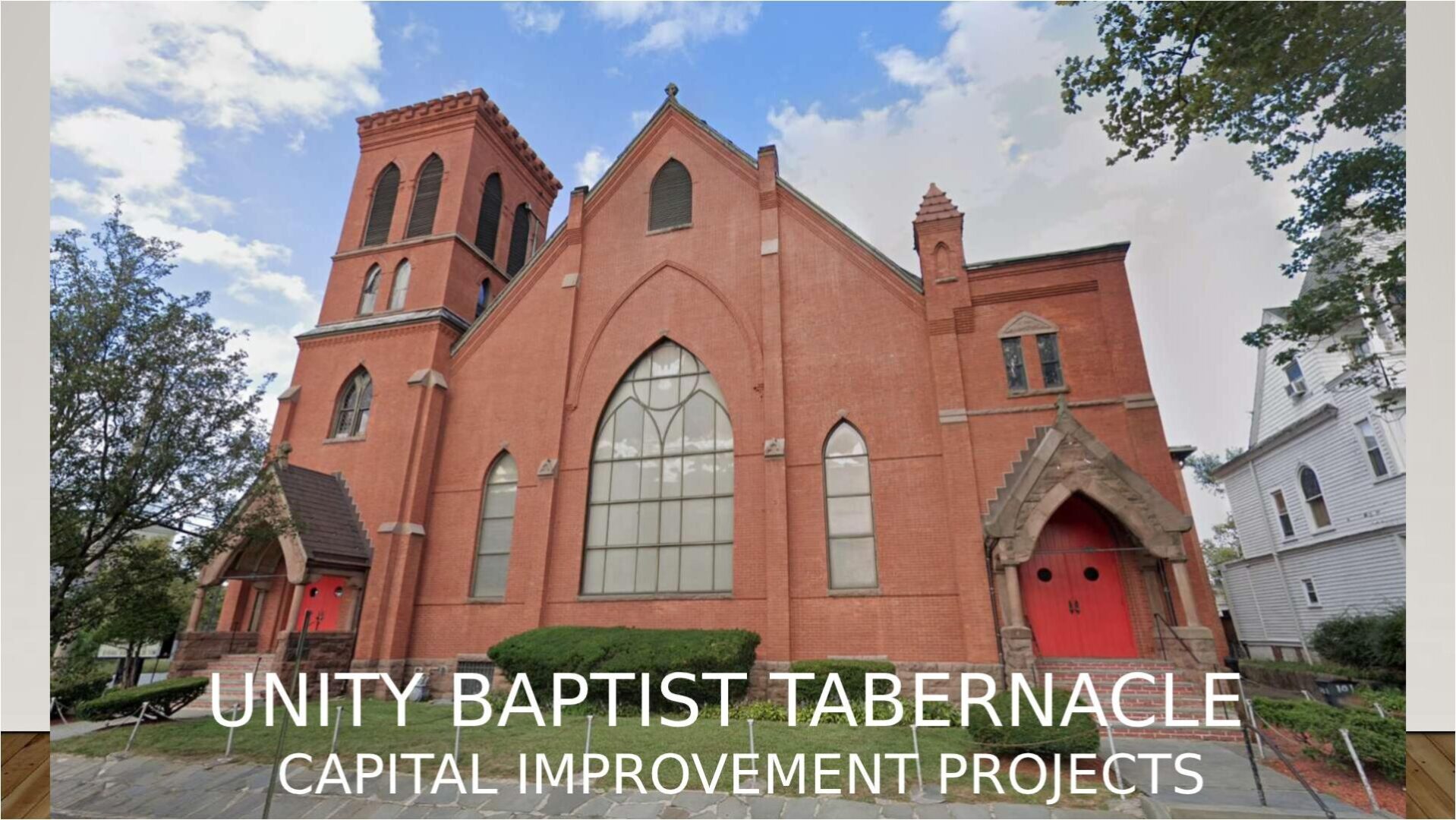 Unity Baptist Tabernacle Church